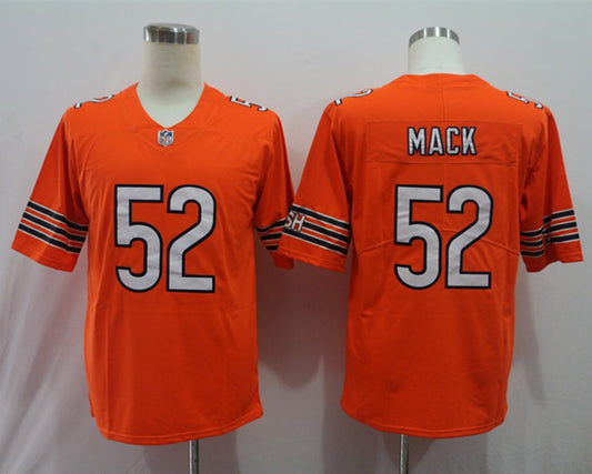 Men's Chicago Bears #52 Khalil Mack Season Jersey Orange