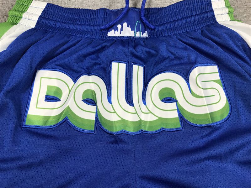 Men's Dallas Mavericks Blue 2022/23 City Edition Basketball Shorts