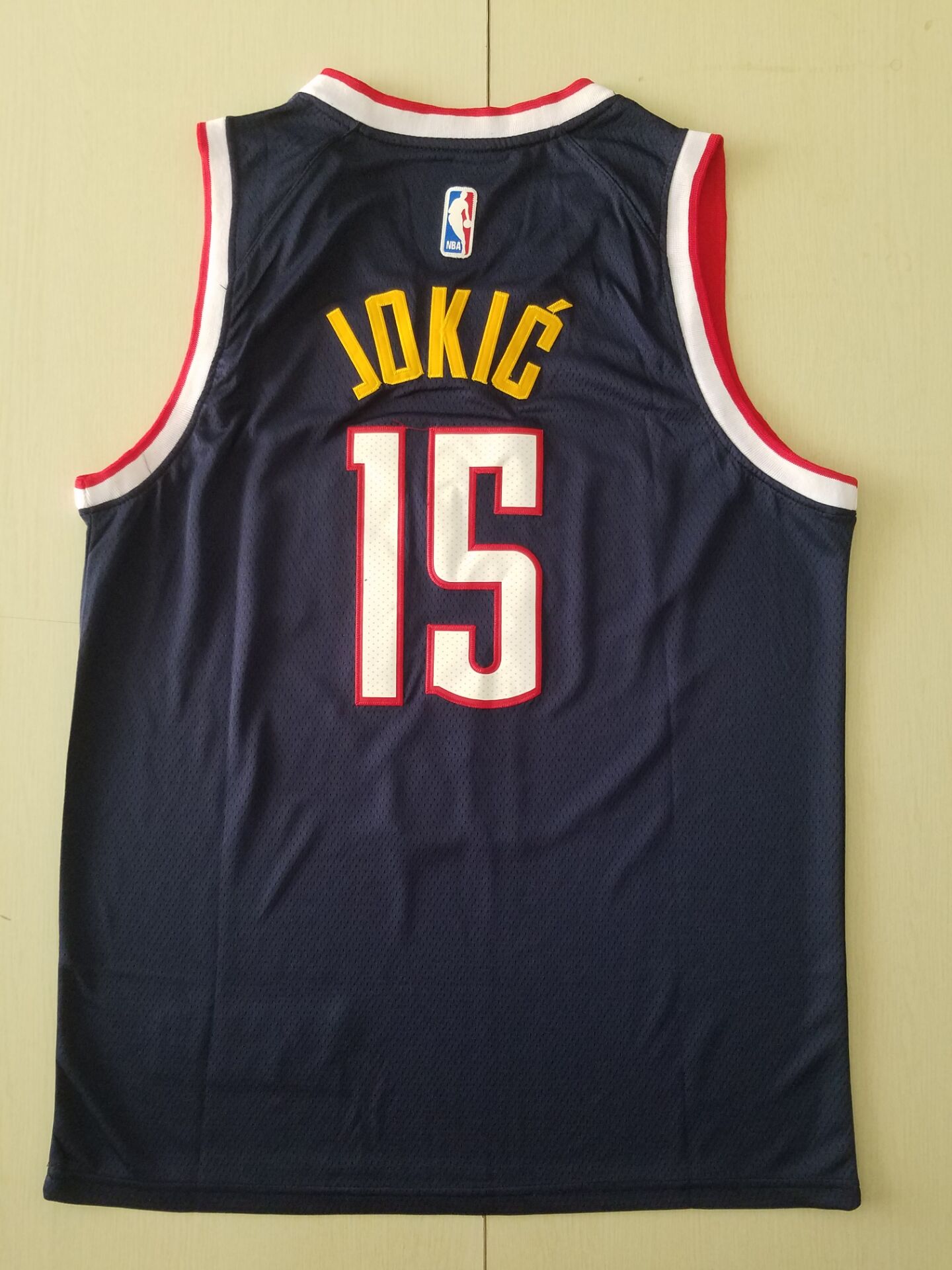 Men's Denver Nuggets Nikola Jokic #15 NBA Navy 2020/21 Swingman Jersey