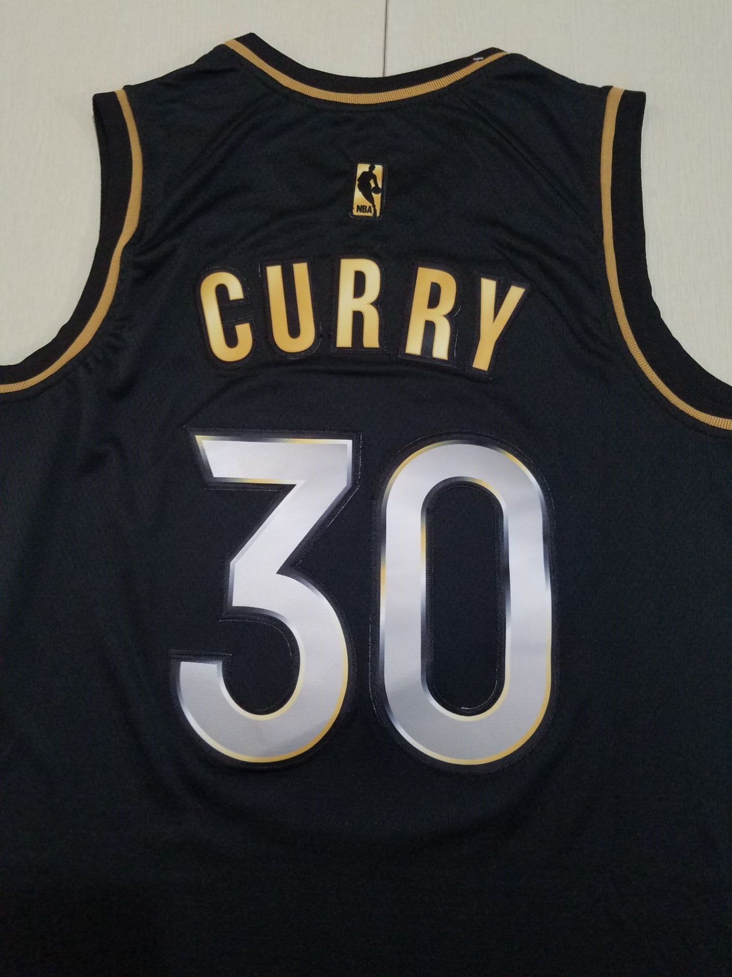 Men's Golden State Warriors Stephen Curry Fanatics Branded Black Swingman Jersey