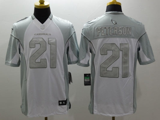 Men's Arizona Cardinals Patrick Peterson #21 White Game Jersey