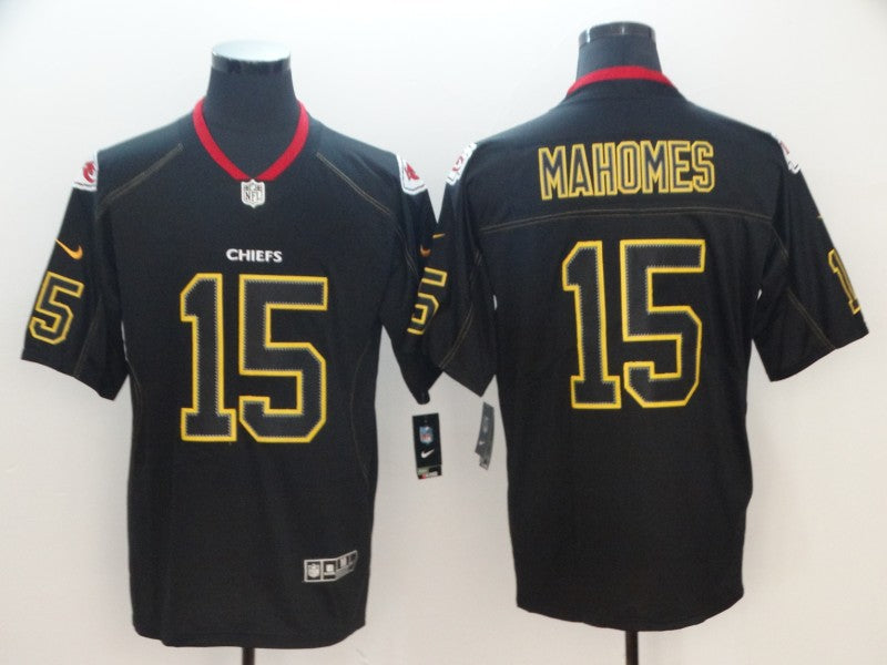 Men's Kansas City Chiefs Patrick Mahomes Black Alternate Game Jersey