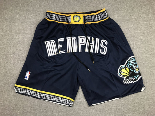 Men's Memphis Grizzlies Navy City Edition Basketball Shorts