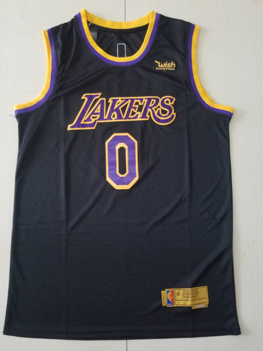 Men's Los Angeles Lakers Russell Westbrook Black 2020/21 Swingman Player Jersey