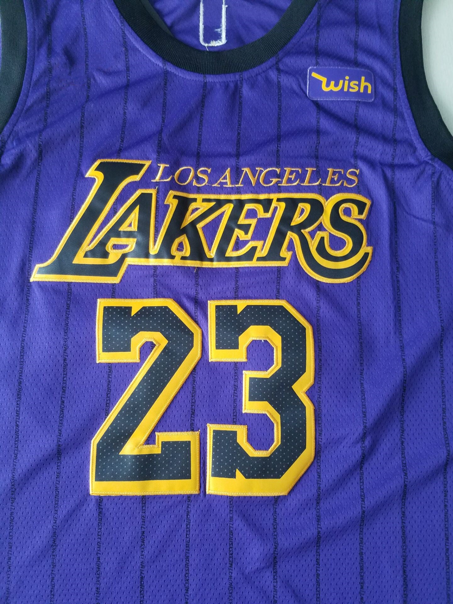 Men's Los Angeles Lakers LeBron James #23 Purple Swingman Jersey - City Edition