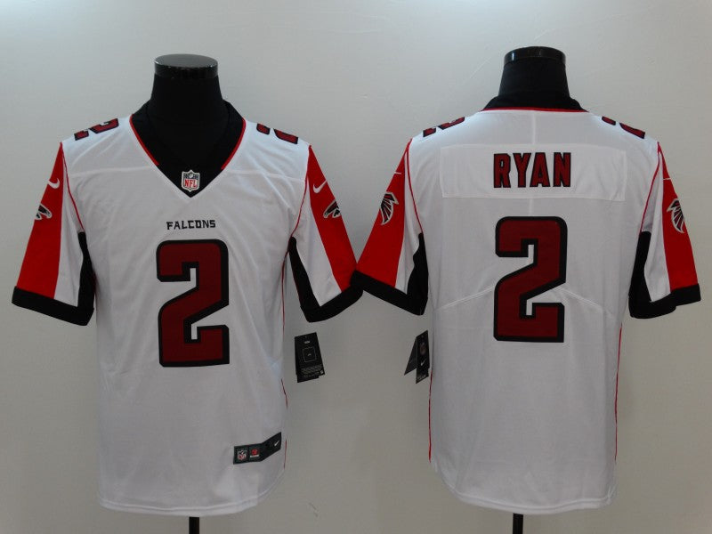 Men's Atlanta Falcons Matt Ryan #2 White Game Jersey