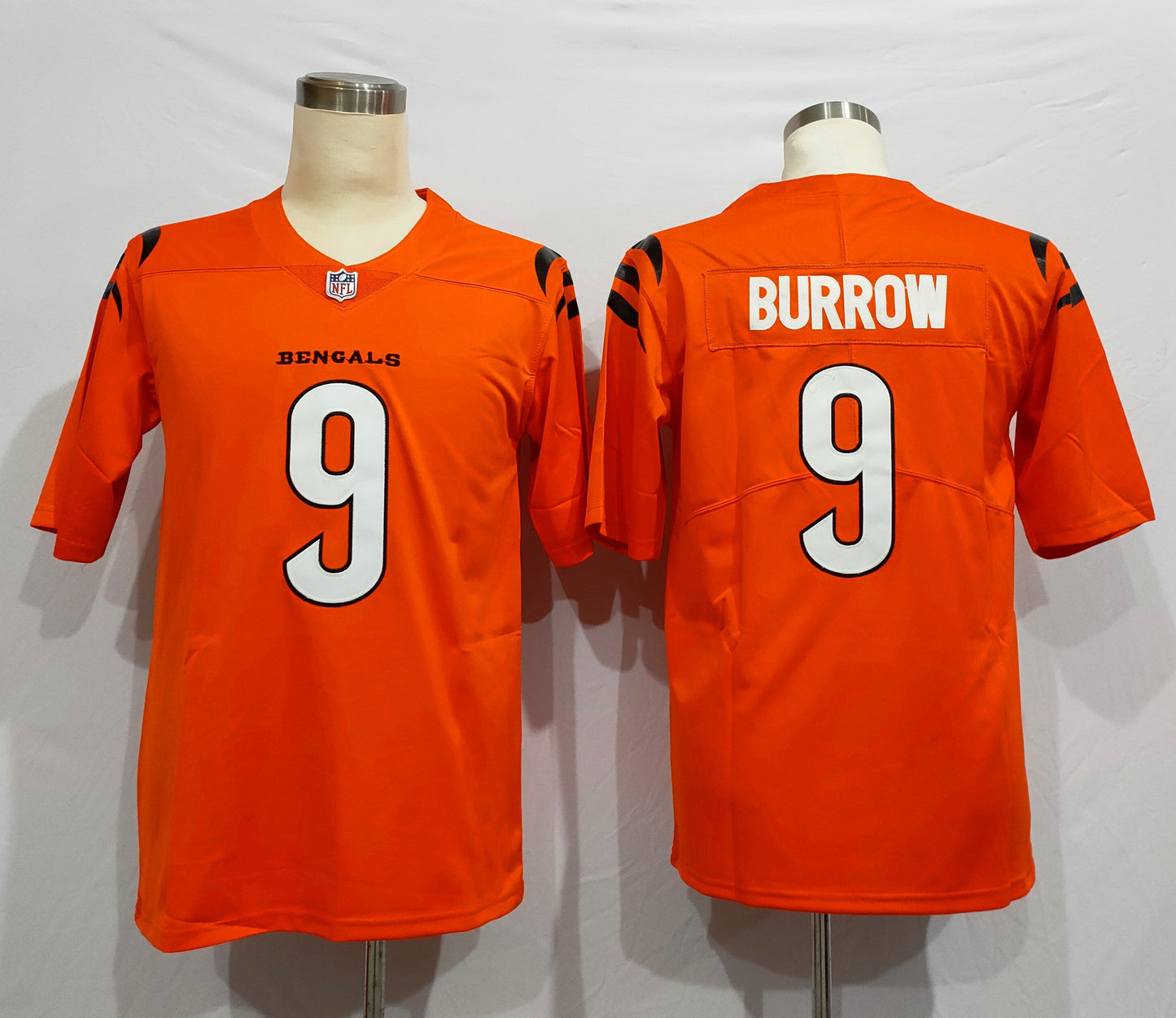 Men's Cincinnati Bengals Joe Burrow #9 Orange Alternate Game Jersey