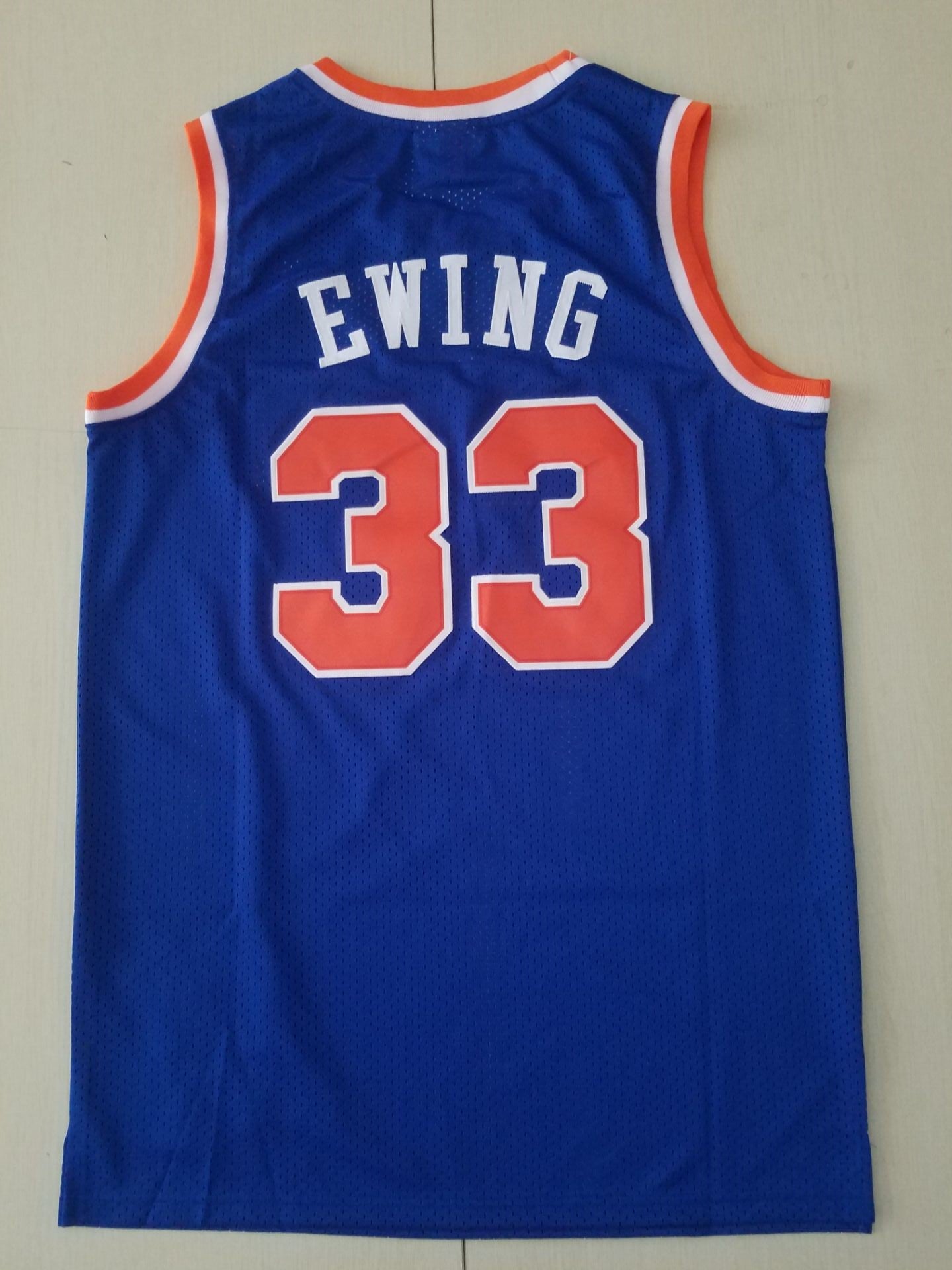 Men's New York Knicks Patrick Ewing 1991-92 Hardwood Classics Player Jersey