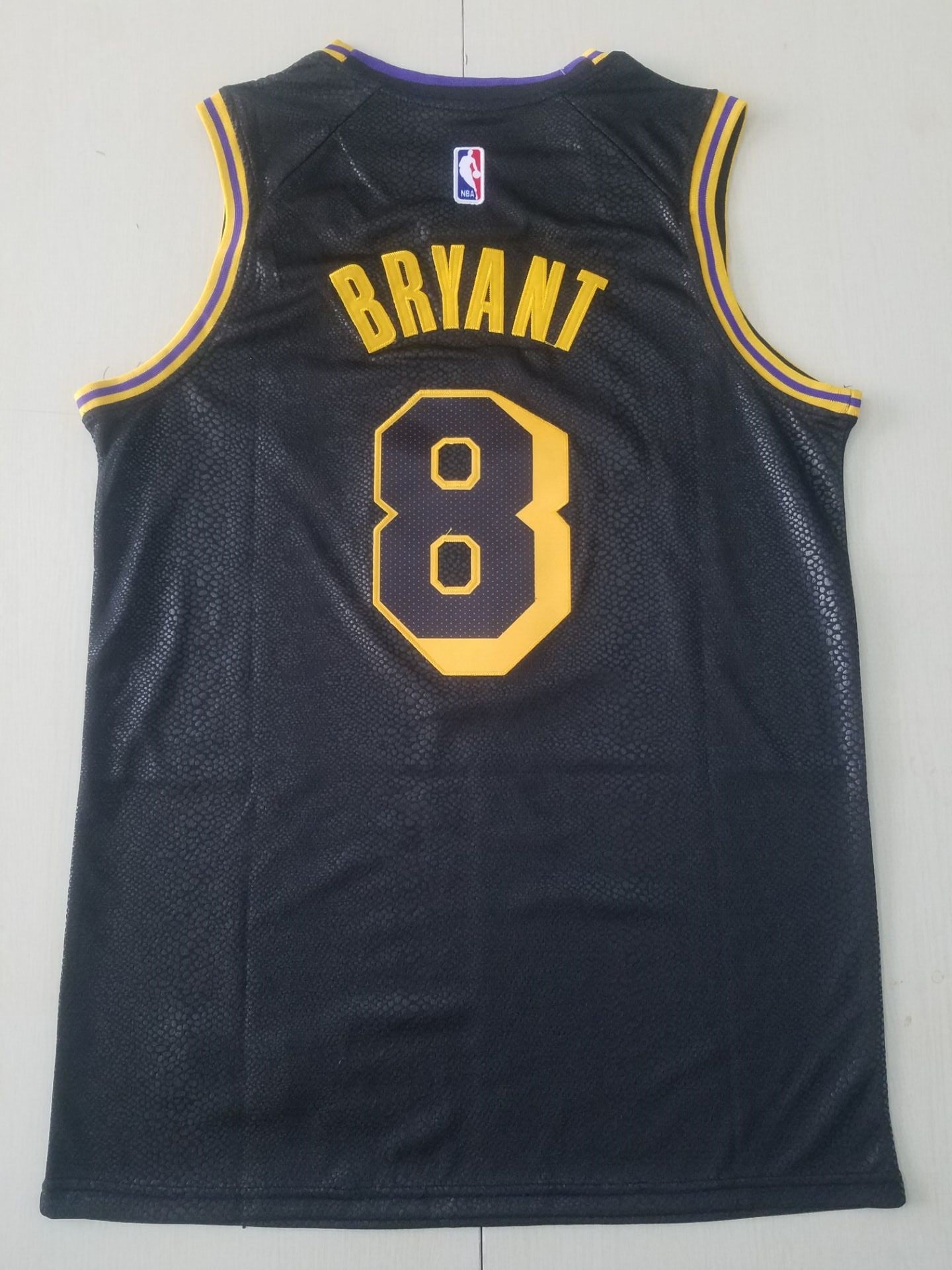 Men's Los Angeles Lakers Kobe Bryant Black City Edition Swingman Jersey