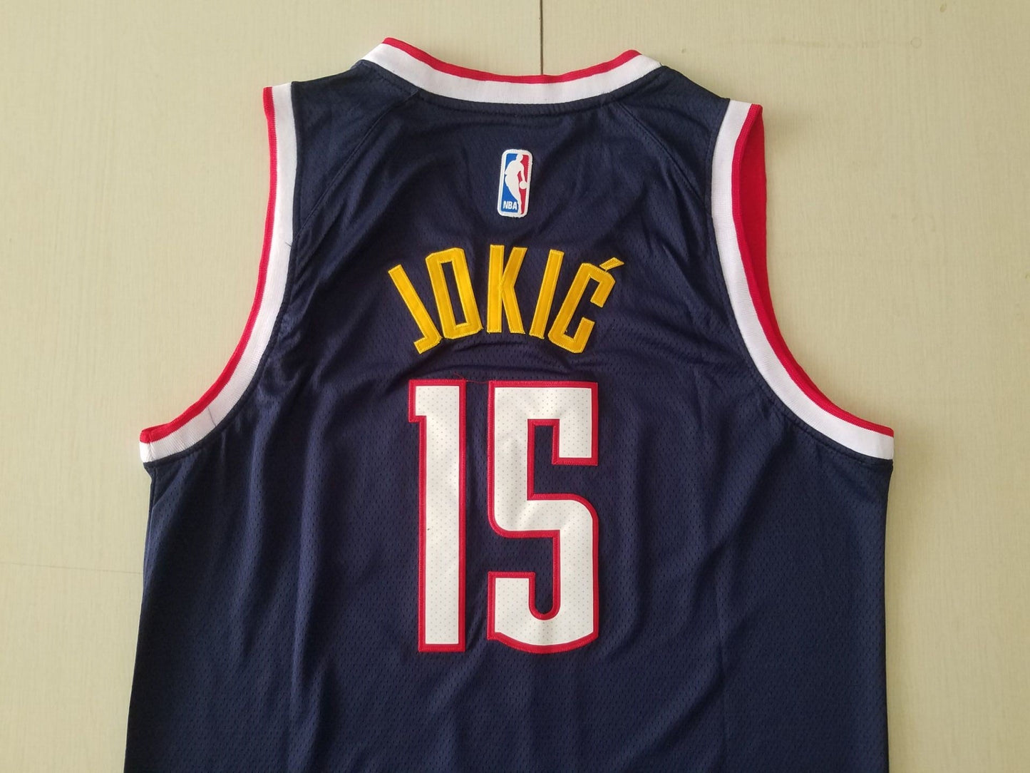 Men's Denver Nuggets Nikola Jokic #15 NBA Navy 2020/21 Swingman Jersey