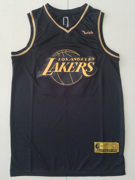 Men's Los Angeles Lakers LeBron James #23 NBA Black Swingman Player Jersey