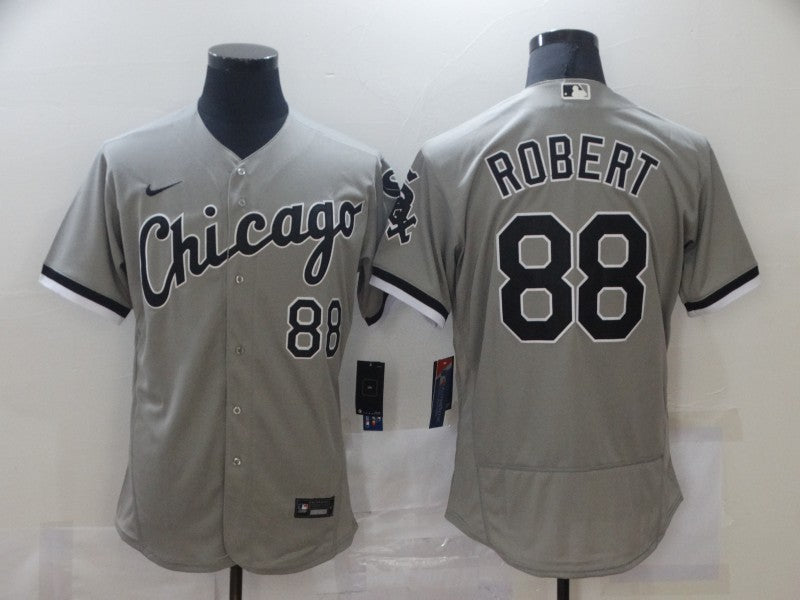 Men's Chicago White Sox Luis Robert #88 Gray Replica Baseball Jersey