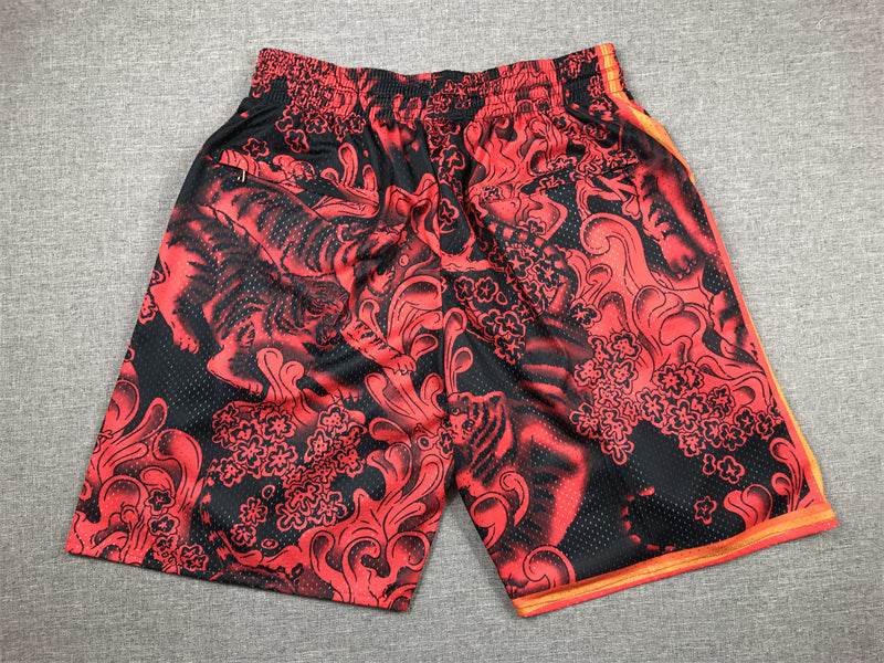 Men's Miami Heat Red Year of the Tiger Edition Pocket Shorts