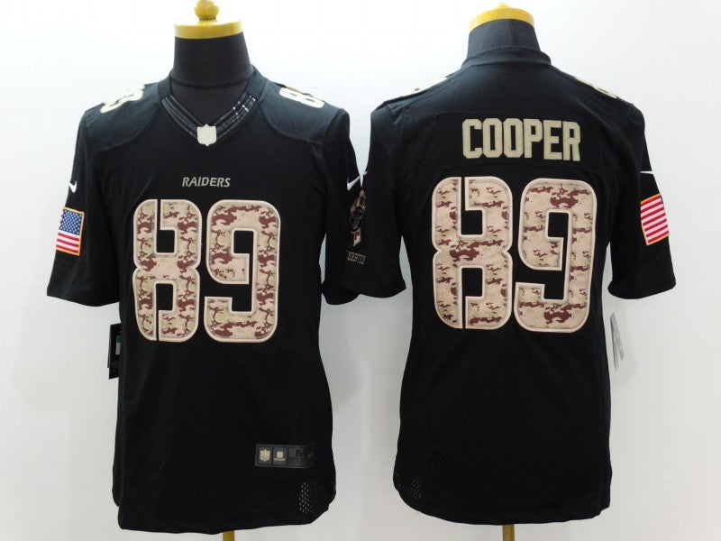 Men's Las Vegas Raiders Amari Cooper #89 Black Game Player Jersey