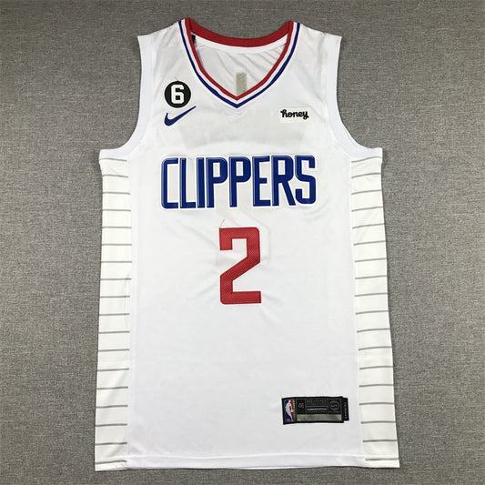 Men's LA Clippers Kawhi Leonard Nike White 2022/23 Swingman Jersey - Association Edition