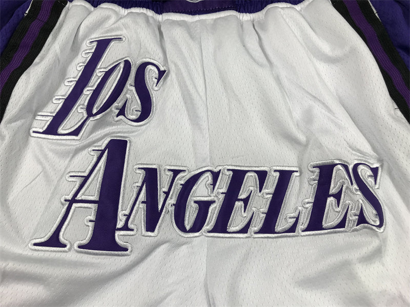 Men's Los Angeles Lakers White 2022/23 Basketball Shorts City Edition