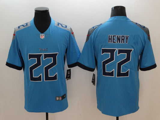 Men's Tennessee Titans #22 Derrick Henry Light Blue Jersey