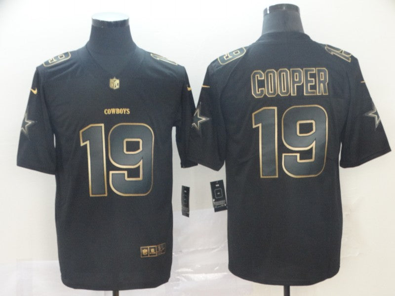 Men's Dallas Cowboys Amari Cooper #19 Black Player Game Jersey