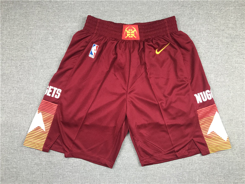 Men's Denver Nuggets Red City Edition Basketball Shorts