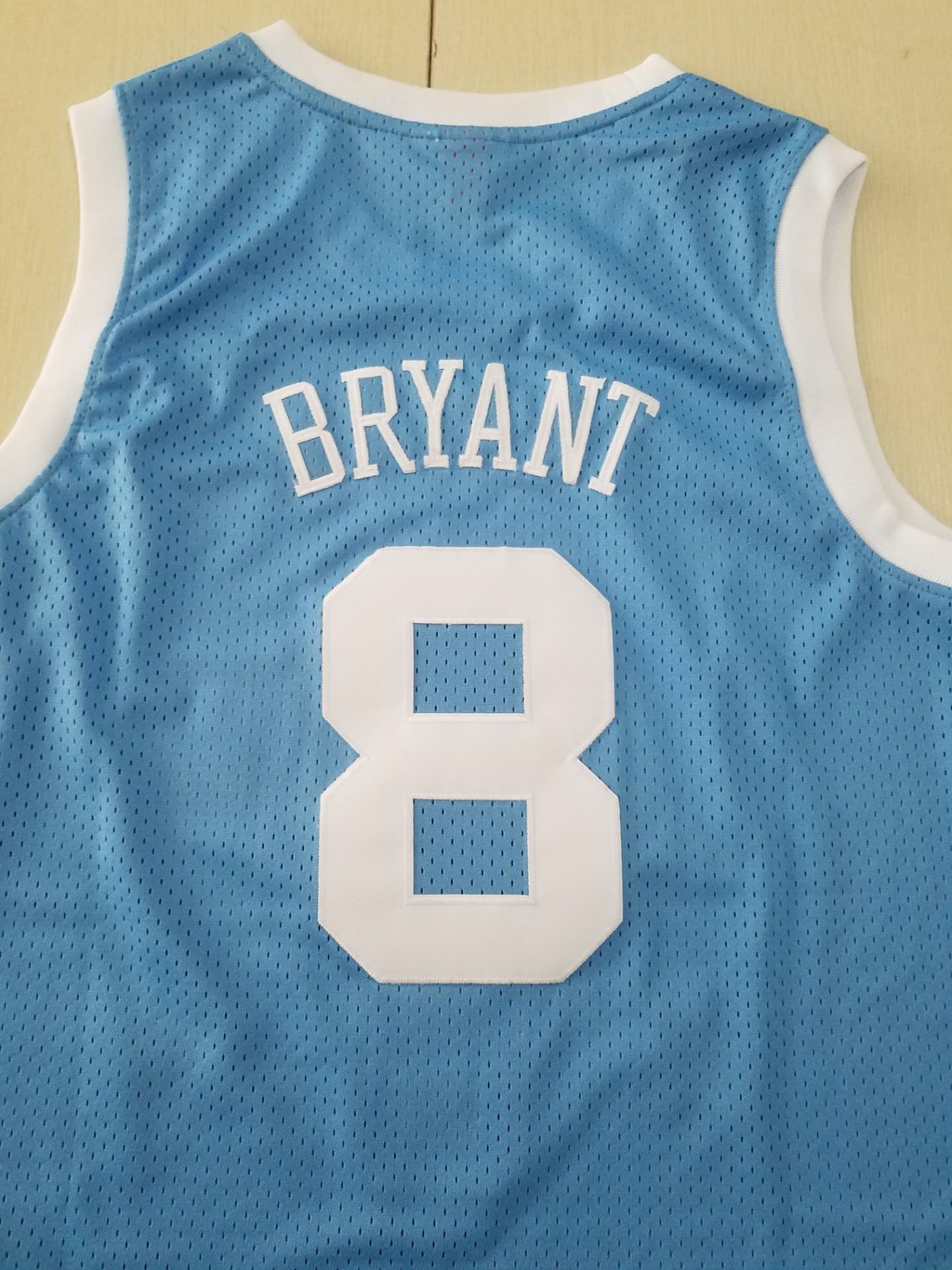 Men's Los Angeles Lakers Kobe Bryant Light Blue 2004-2005 #8 Authentic Jersey