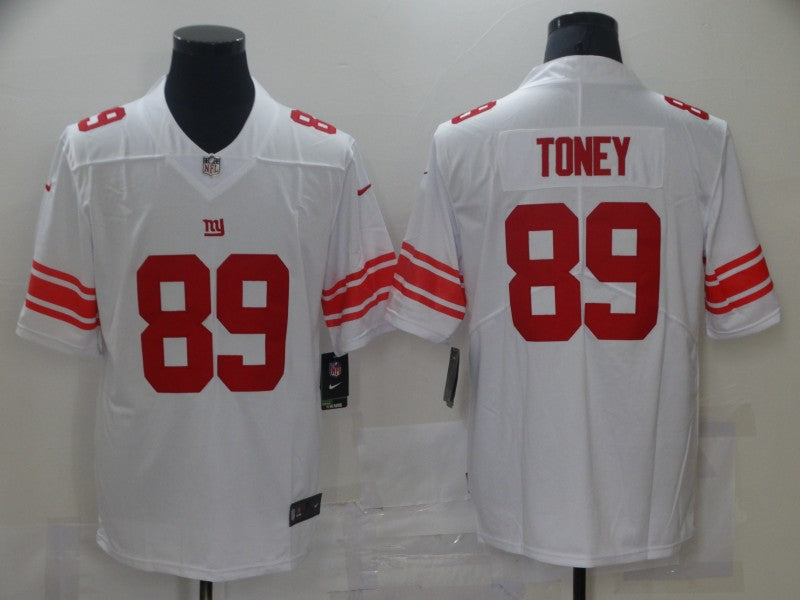 Men's New York Giants Kadarius Toney #89 White Game Jersey