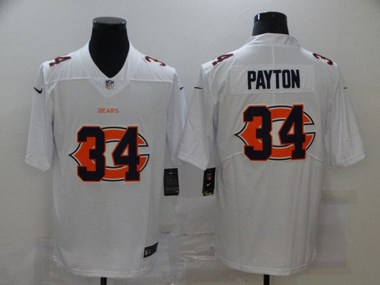 Men's Chicago Bears Walter Payton #34 White Team Game Jersey