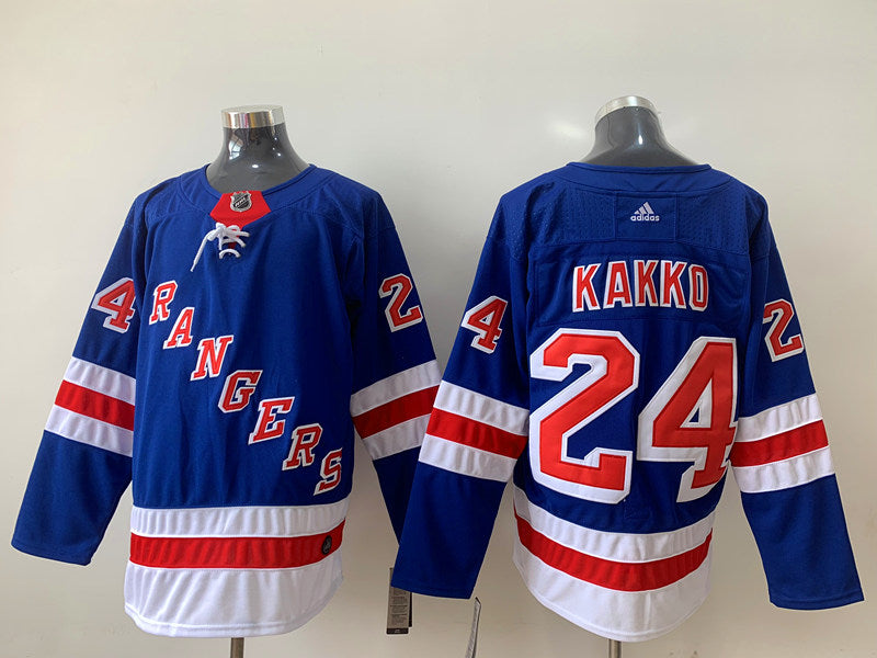 Men's New York Rangers Kaapo Kakko #24 Blue Player Jersey