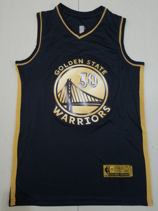 Men's Golden State Warriors Stephen Curry Fanatics Branded Black Swingman Jersey