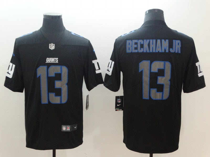 Men's New York Giants Odell Beckham Jr. #13 Black Game Jersey