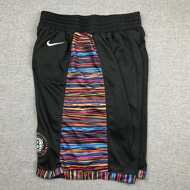 Men's Brooklyn Nets Black Basketball Shorts City Edition