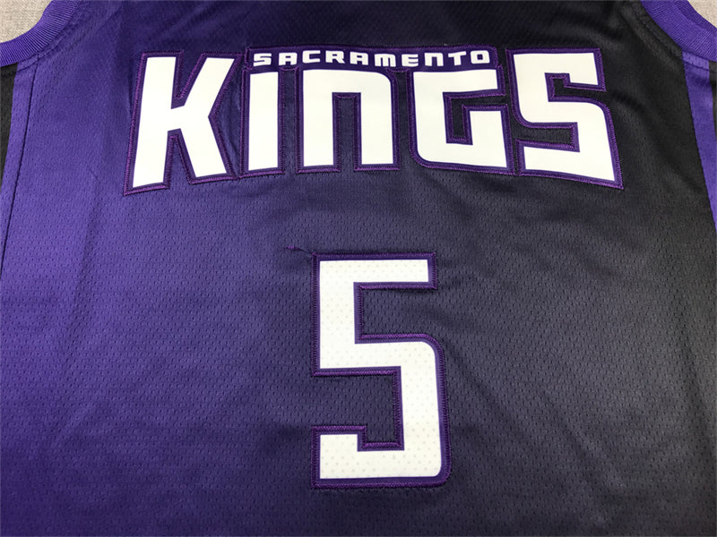 Men's Sacramento Kings De'Aaron Fox #5 Purple Swingman Jersey - Statement Edition