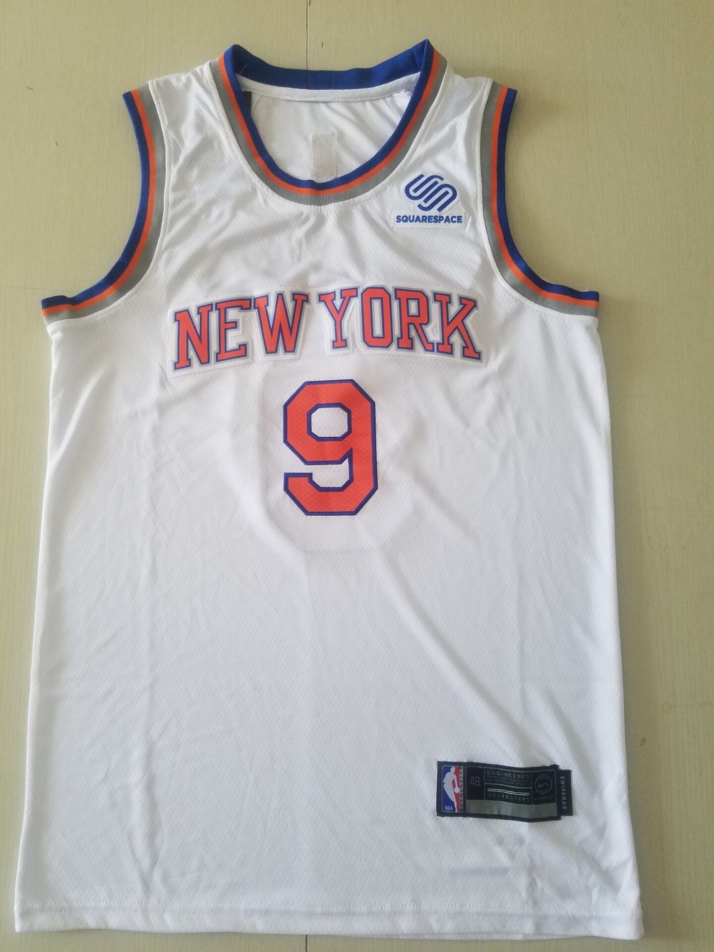 Men's New York Knicks RJ Barrett White 2019 NBA Draft First Round Pick Jersey