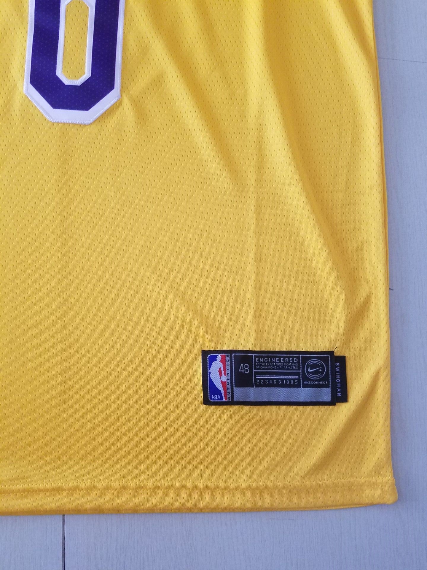 Men's Los Angeles Lakers Russell Westbrook Gold 2020/21 Fast Break Player Jersey