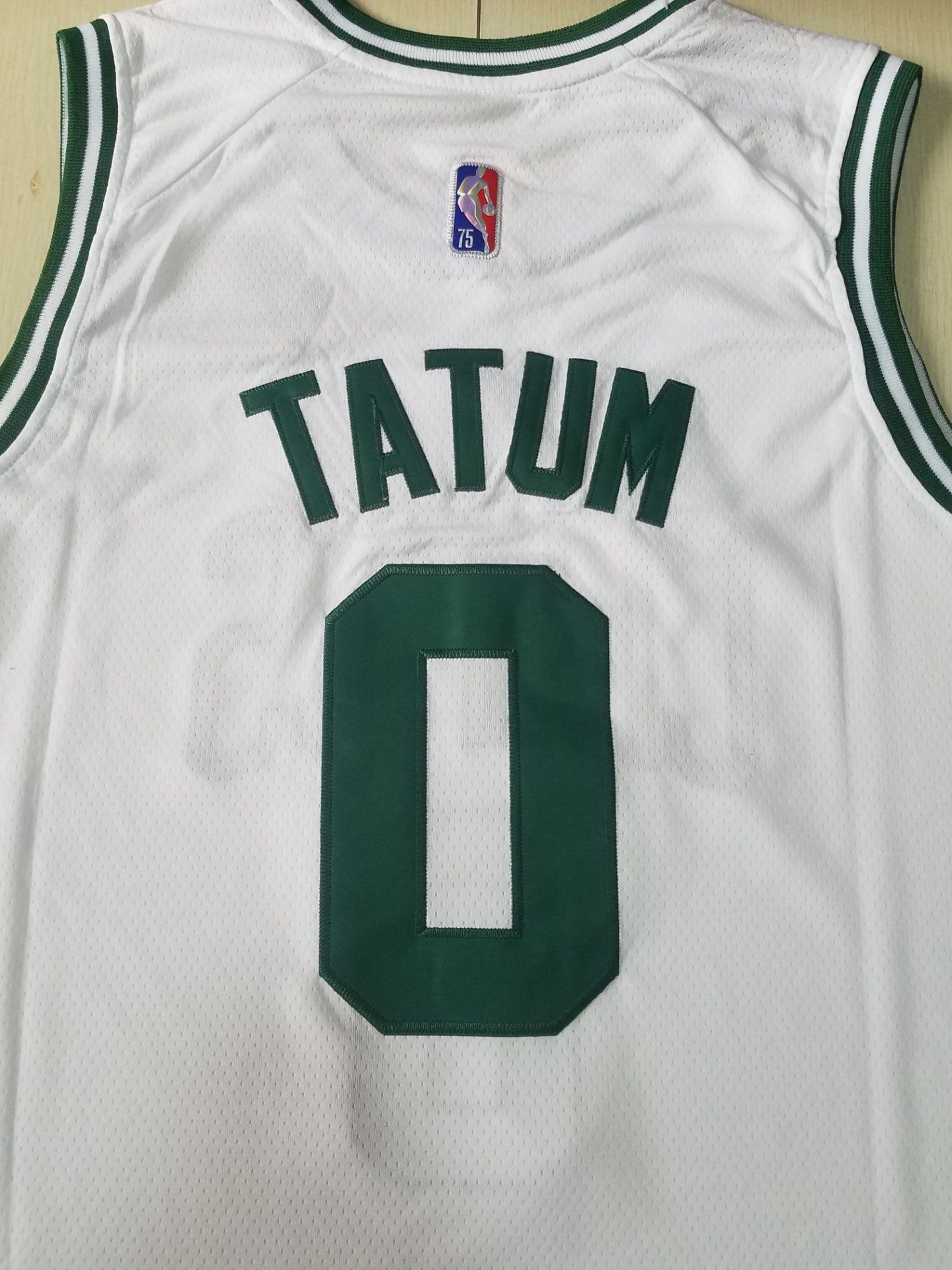 Men's Boston Celtics Jayson Tatum #0 NBA White Swingman Jersey