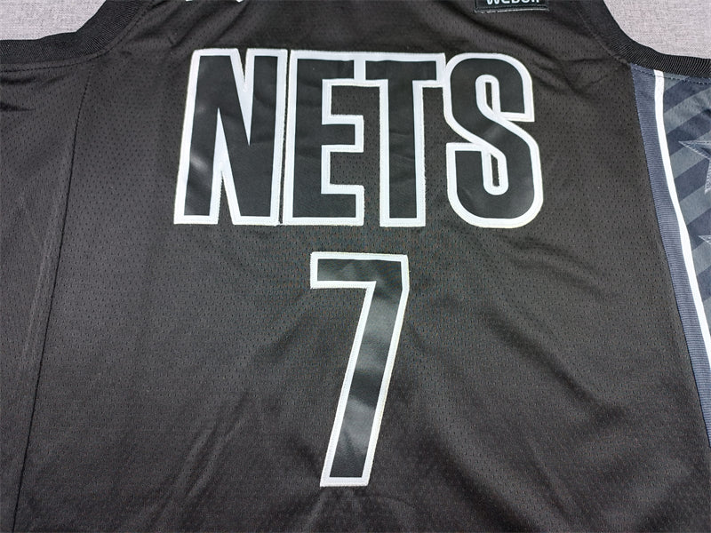 Men's Brooklyn Nets Kevin Durant #7 Black 2022/23 Statement Edition Swingman Jersey