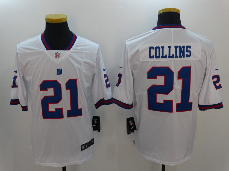 Men's New York Giants Landon Collins #21 White Game Player Jersey