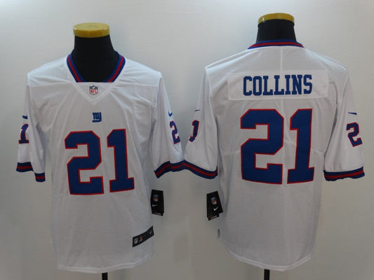 Men's New York Giants Landon Collins #21 White Game Player Jersey