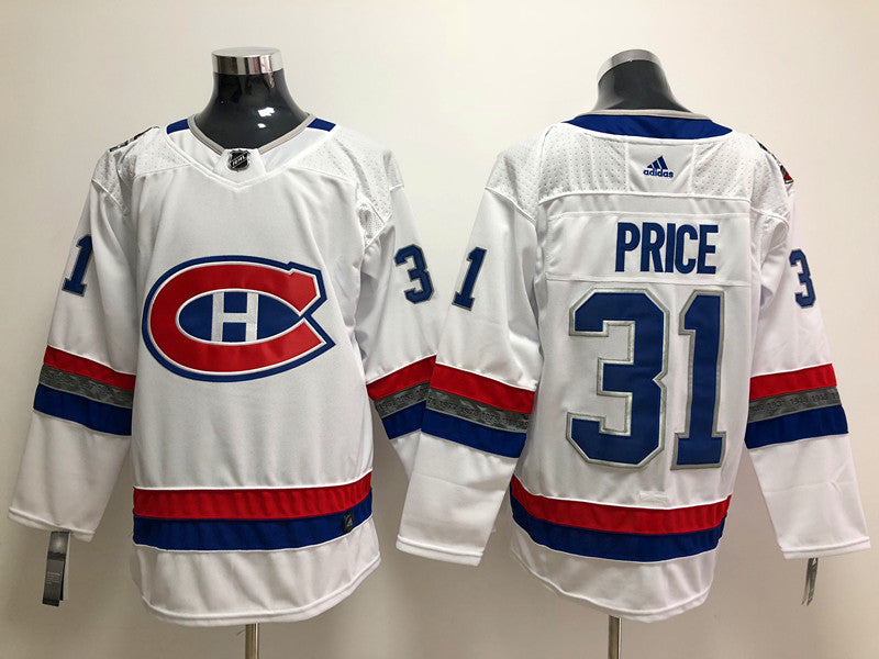 Men's Montreal Canadiens Carey Price #31 White Player Jersey