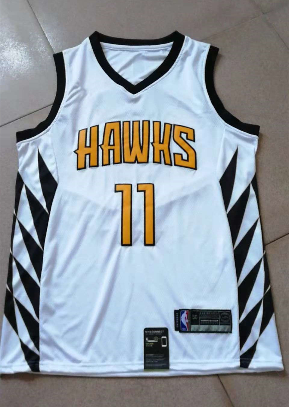 Men's Atlanta Hawks Trae Young #11 NBA White Swingman Jersey