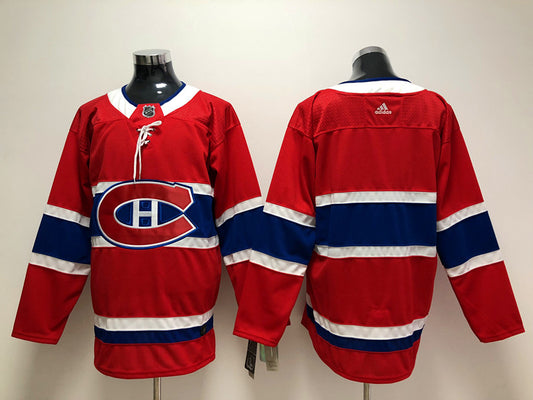 Men's Montreal Canadiens Red Breakaway Home Blank Jersey