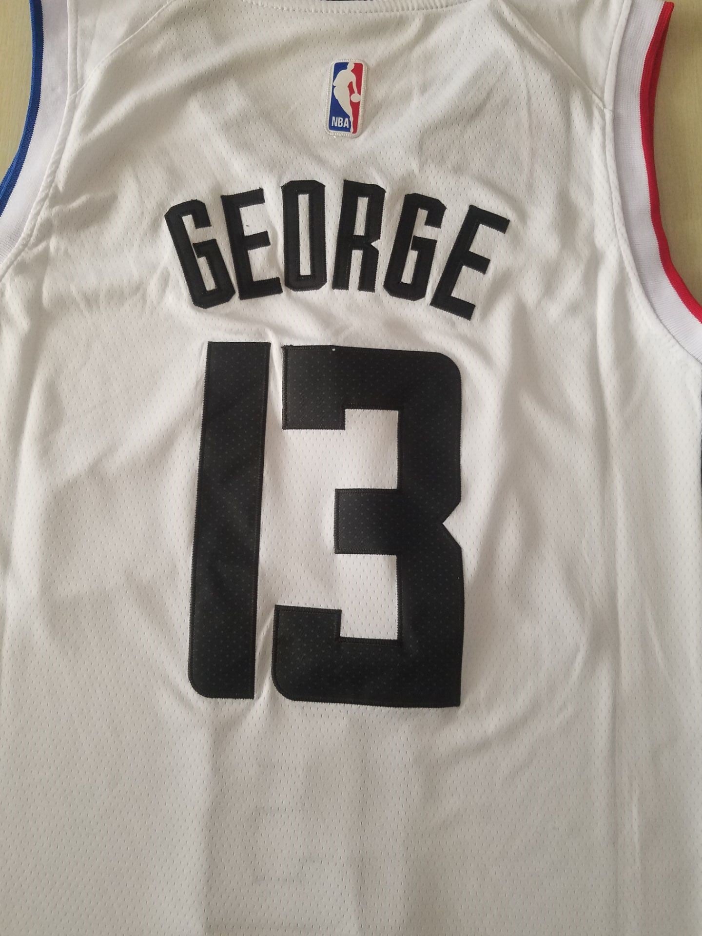 Men's LA Clippers Paul George #13 NBA White Classics Jersey