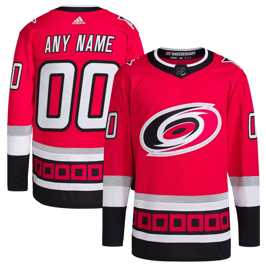 Men's Carolina Hurricanes Red Alternate Breakaway Custom Jersey