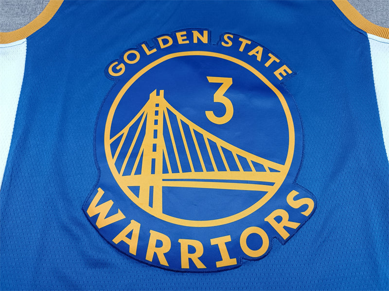 Men's Golden State Warriors Jordan Poole #3 Royal 2022/23 Fast Break Replica Player Jersey - Icon Edition