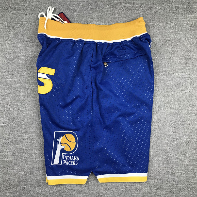 Men's Indiana Pacers Blue Basketball Shorts