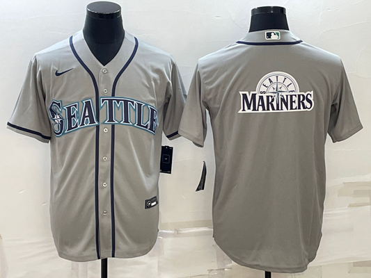 Men's Seattle Mariners Gray Replica Team Jersey