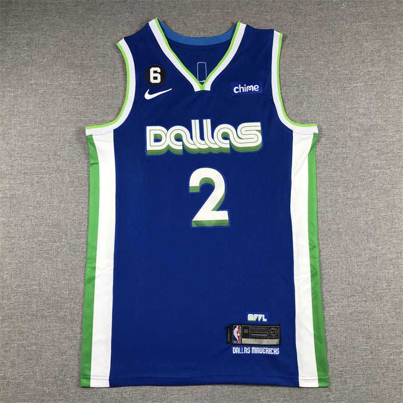 Men's Dallas Mavericks Kyrie Irving #2 Blue 2022/23 Swingman Jersey - City Edition