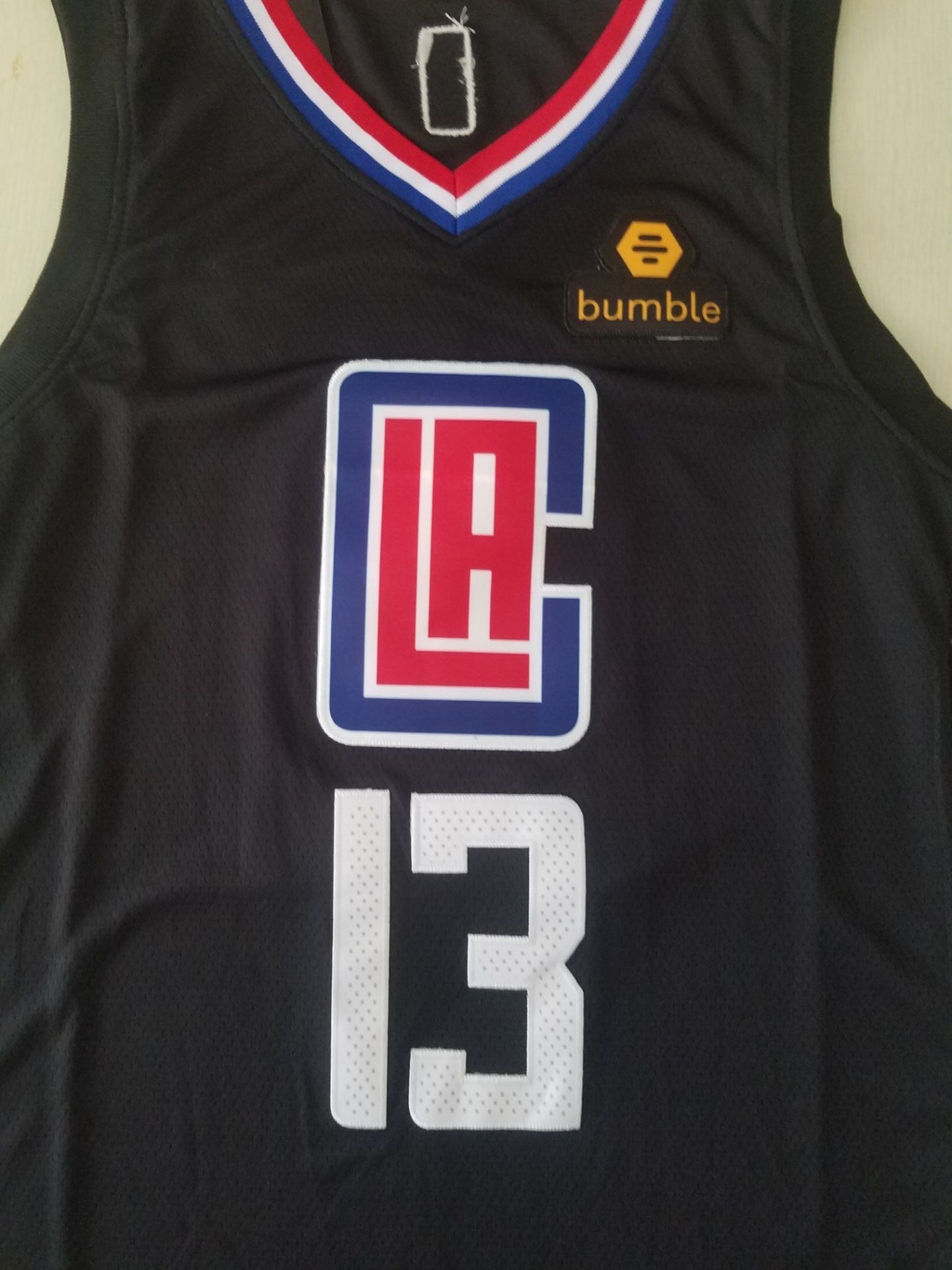 Men's LA Clippers Paul George #13 NBA Black Classics Jersey