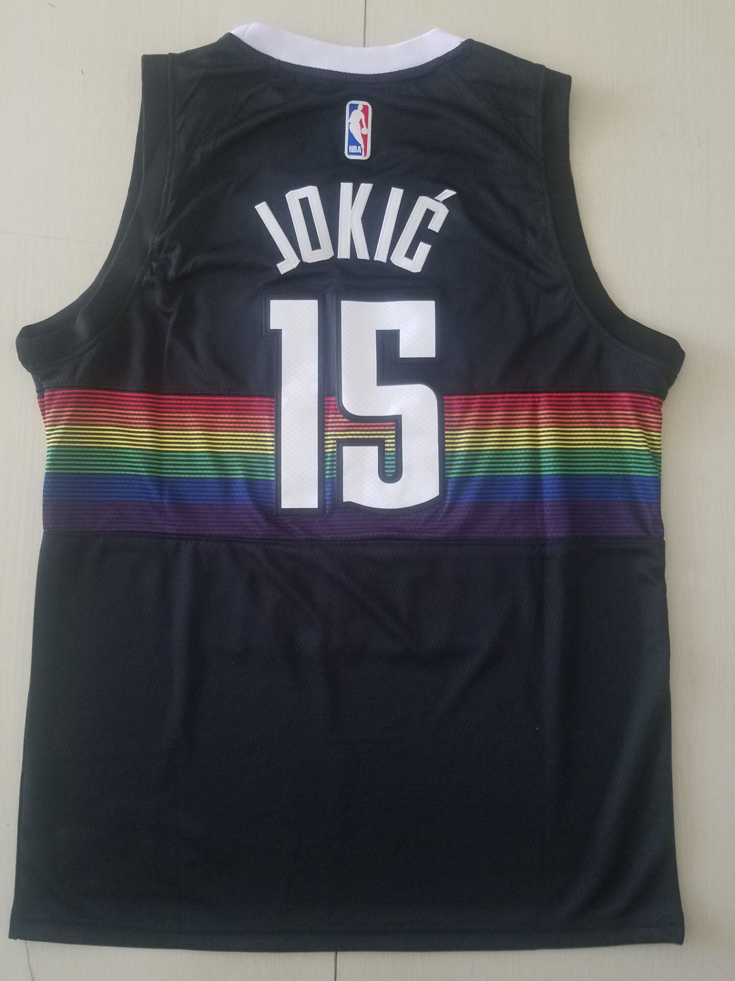 Men's Denver Nuggets Nikola Jokic #15 Black Player Jersey