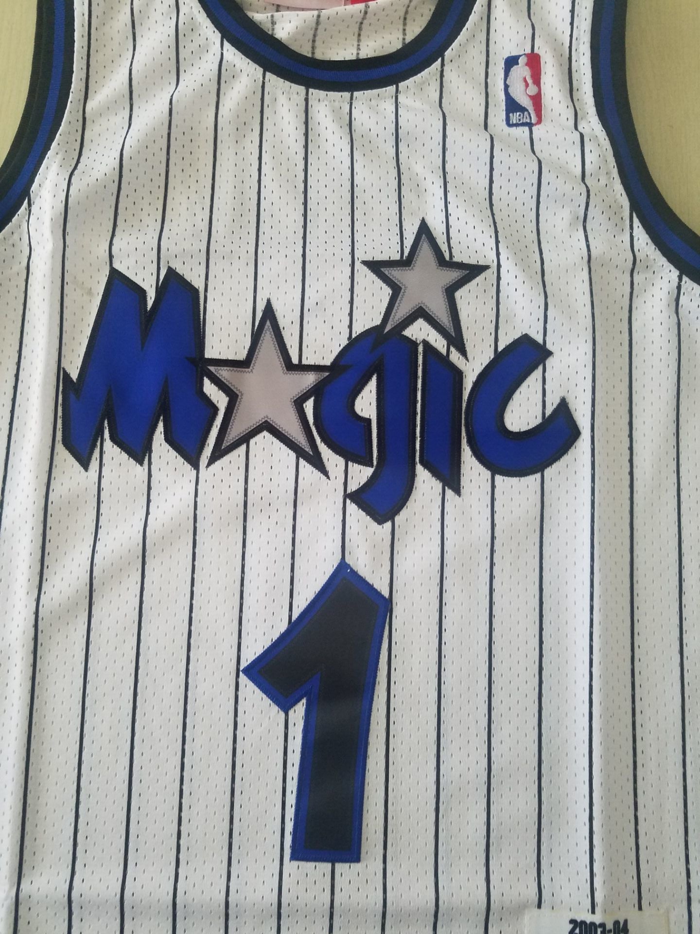 Men's Orlando Magic Tracy McGrady 2003-04 White Hardwood Classics Swingman Jersey