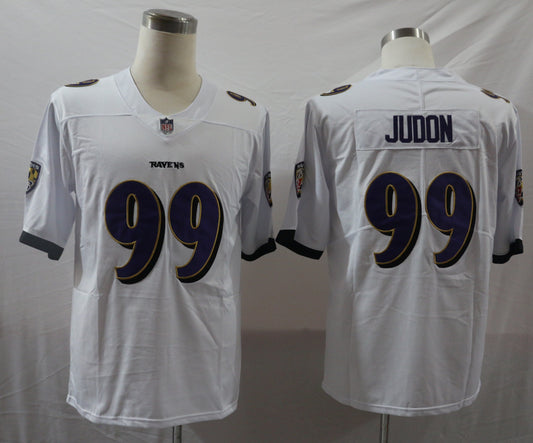 Men's Baltimore Ravens Matthew Judon #99 White Game Jersey